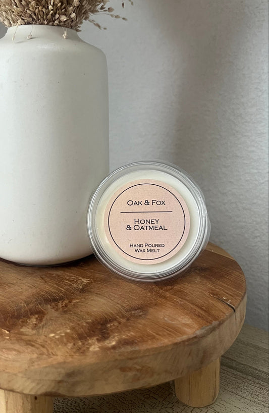 Wax Melt Pot - Honey & Oatmeal